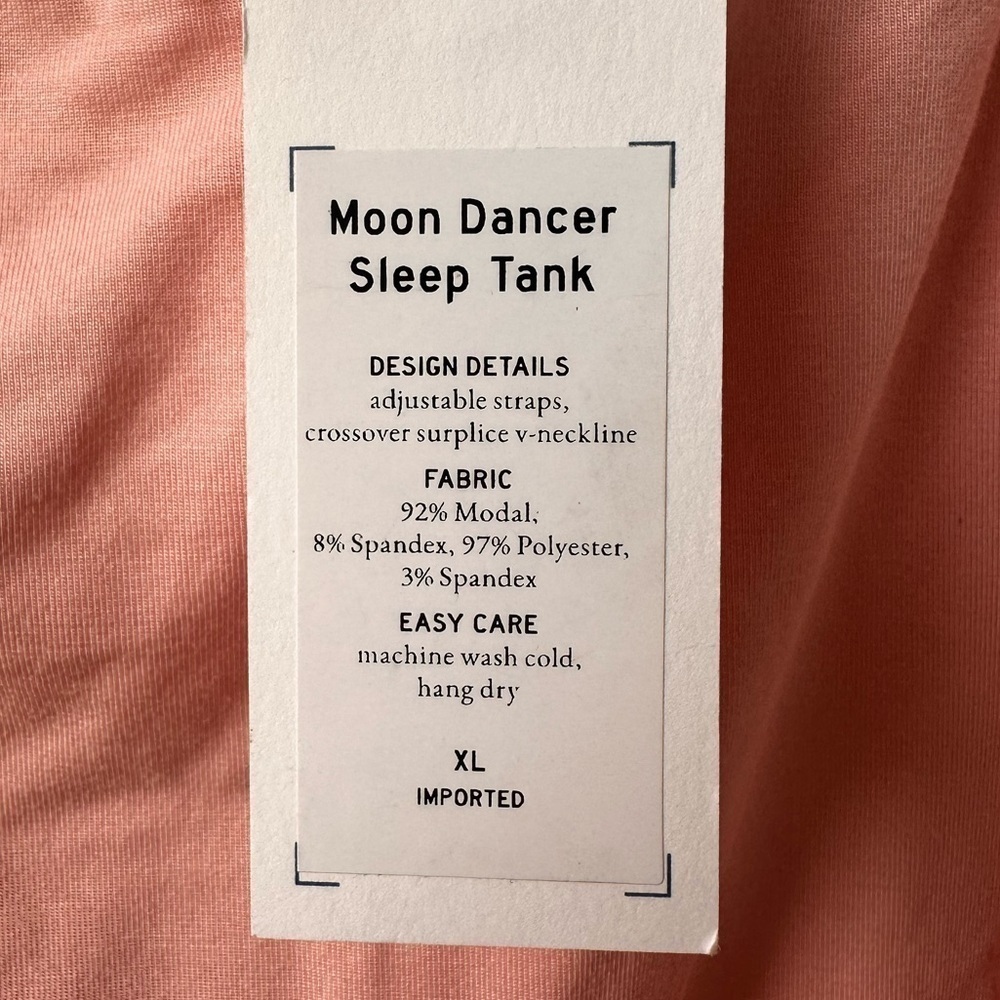 Mersea Moon Dancer Sleep Tank NWT XL - Picture 10 of 16